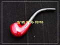 原木手工滤芯烟斗Q10送斗座皮套