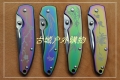 三刃木2014新款-金属框架锁砂光刀梅兰竹菊7073LUX
