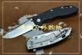 特价山猪版XM-18 440C钢钛合金G10碳纤战术快开折